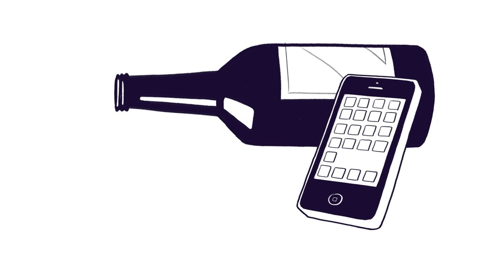 bottle & phone