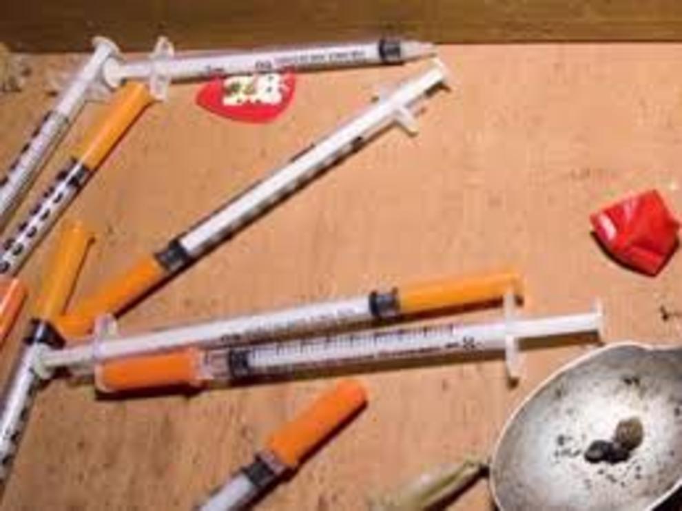 heroin needles