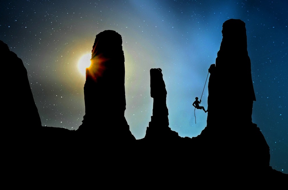 Moonlight Rock Climbing