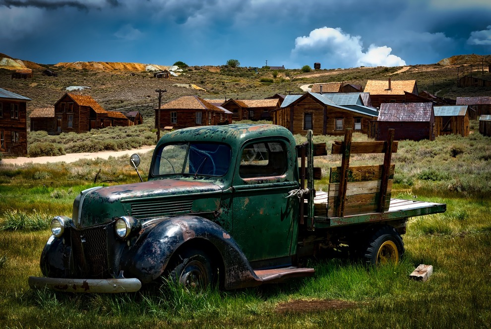 Old Truck Stuck