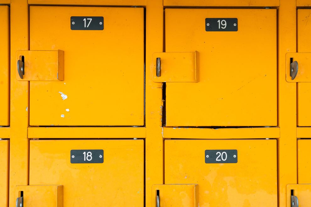 Yellow Lockers