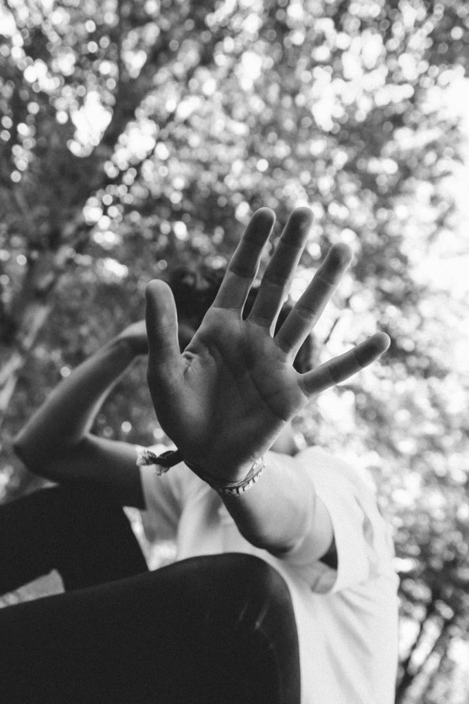 Talk to the Hand B&W